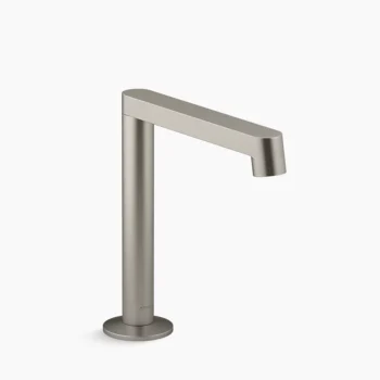 Kohler Components Bathroom sink faucet spout with Row design, 1.2 gpm - Vibrant Brushed Nickel
