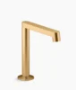 Kohler Components Bathroom sink faucet spout with Row design, 1.2 gpm – Vibrant Brushed Moderne Brass