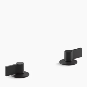Kohler Components Lever bathroom sink faucet handles – Matte Black