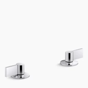 Kohler Components Lever bathroom sink faucet handles – Polished Chrome