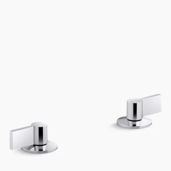 Kohler Components Lever bathroom sink faucet handles - Polished Chrome