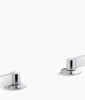Kohler Components Lever bathroom sink faucet handles – Polished Chrome