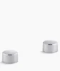 Kohler Components Oyl bathroom sink faucet handles – Polished Chrome