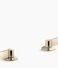 Kohler Components Lever bathroom sink faucet handles – Vibrant French Gold