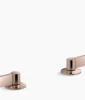 Kohler Components Lever bathroom sink faucet handles – Vibrant Rose Gold