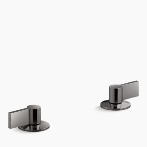 Kohler Components Lever bathroom sink faucet handles – Vibrant Titanium