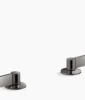 Kohler Components Lever bathroom sink faucet handles – Vibrant Titanium