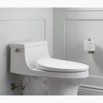 Kohler PureWarmth Heated Quiet-Close‚ elongated toilet seat - Biscuit - Image 2