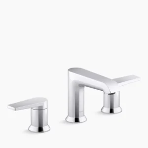 Kohler Hint Widespread bathroom sink faucet, 1.2 gpm – Polished Chrome