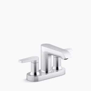 Kohler Hint Centerset bathroom sink faucet, 1.2 gpm – Polished Chrome