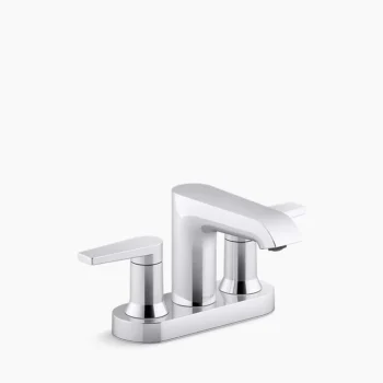 Kohler Hint Centerset bathroom sink faucet, 1.2 gpm - Polished Chrome