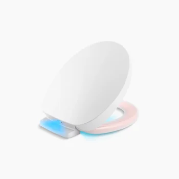 Kohler PureWarmth Heated round-front toilet seat - White