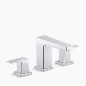 Kohler Honesty Widespread bathroom sink faucet, 1.2 gpm – Polished Chrome