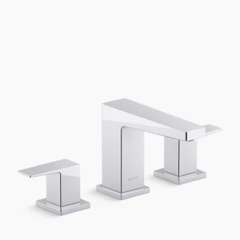 Kohler Honesty Widespread bathroom sink faucet, 1.2 gpm - Polished Chrome