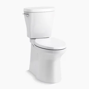 Kohler Betello‚ Two-piece elongated toilet with skirted trapway, 1.28 gpf – White