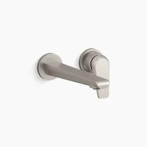 Kohler Avid Wall-mount bathroom sink faucet, 1.2 gpm – Vibrant Brushed Nickel