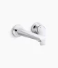 Kohler Avid Wall-mount bathroom sink faucet, 1.2 gpm – Polished Chrome