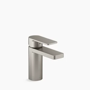 Kohler Parallel Single-handle bathroom sink faucet, 1.0 gpm – Vibrant Brushed Nickel