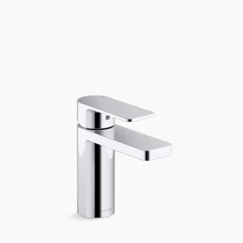 Kohler Parallel Single-handle bathroom sink faucet, 1.0 gpm - Polished Chrome