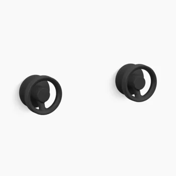 Kohler Components Wall-mount bathroom sink faucet Industrial handle trim - Matte Black