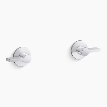Kohler Components Wall-mount bathroom sink faucet Lever handle trim - Polished Chrome