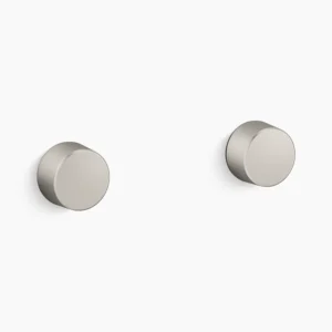 Kohler Components Wall-mount bathroom sink faucet Oyl handle trim – Vibrant Brushed Nickel