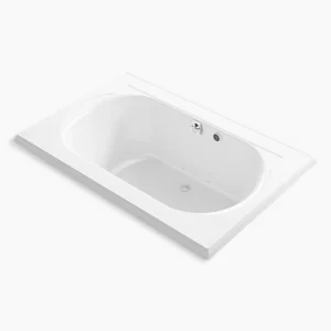 Kohler Memoirs 66″ x 42″ drop-in Heated BubbleMassage‚ air bath – White