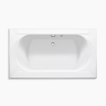 Kohler Memoirs 72" x 42" drop-in Heated BubbleMassage‚ air bath - White - Image 2