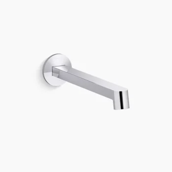 Kohler Components Wall-mount bathroom sink faucet spout with Row design, 1.2 gpm - Polished Chrome