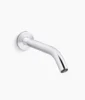 Kohler Components Wall-mount bathroom sink faucet spout with Tube design, 1.2 gpm – Polished Chrome