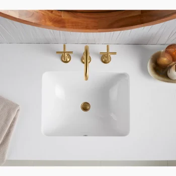 Kohler Purist Widespread bathroom sink faucet with Cross handles, 1.2 gpm - Matte Black - Image 11