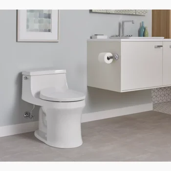 Kohler PureWarmth Heated round-front toilet seat - Biscuit - Image 2