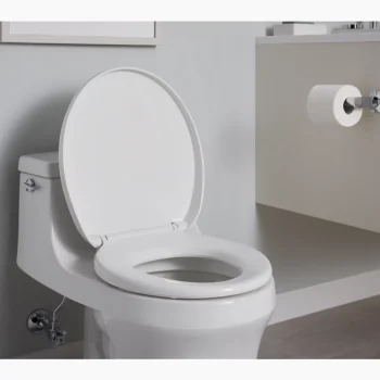 Kohler PureWarmth Heated round-front toilet seat - Biscuit - Image 7