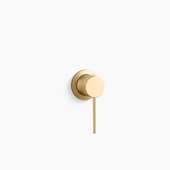 Kohler Components Wall-mount bathroom sink faucet handle - Vibrant Brushed Moderne Brass