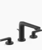 Kohler Avid Widespread bathroom sink faucet, 1.0 gpm – Matte Black