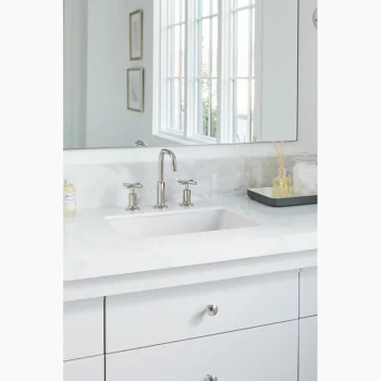 Kohler Purist Widespread bathroom sink faucet with Cross handles, 1.2 gpm - Matte Black - Image 6