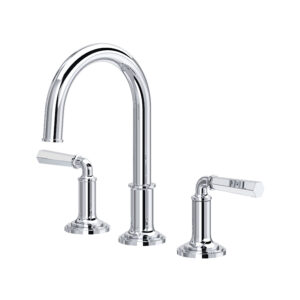 ROHL San Giovanni™ Widespread Lavatory Faucet With C-Spout In Polished Chrome