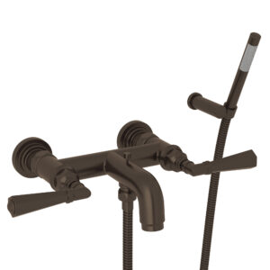 ROHL San Giovanni™ Exposed Wall Mount Tub Filler In Tuscan Brass
