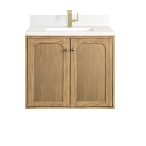 Laurent 30" Single Vanity, Light Natural Oak