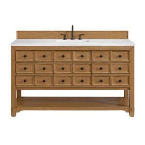 Malibu 60" Single Vanity, Amber Birch