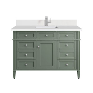 Brittany 48" Single Vanity, Smokey Celadon