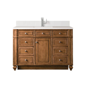 Bristol 48" Single Vanity, Saddle Brown