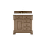 Brookfield 36" Single Vanity, Pecan