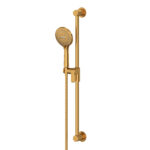 Riobel Handshower Set With 29" Slide Bar and 5-Function Handshower In Brushed Gold