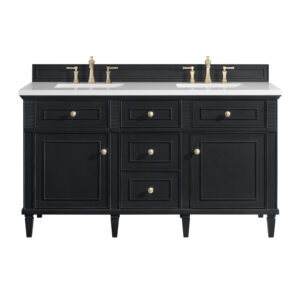 Lorelai 60″ Double Vanity, Black Onyx
