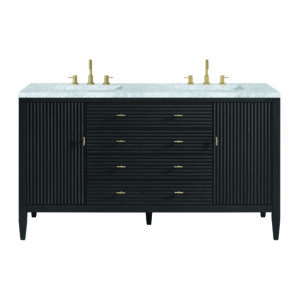 Myrrin 60" Double Vanity, Carbon Oak