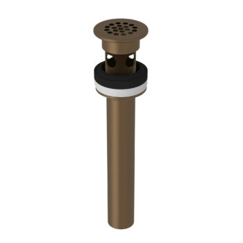 ROHL Lavatory Grid Drain With Overflow In English Bronze