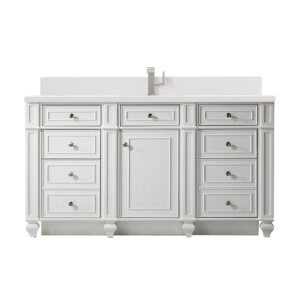 Bristol 60" Single Vanity, Bright White