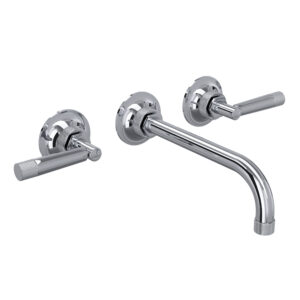 ROHL Graceline® Wall Mount Lavatory Faucet Trim In Polished Chrome