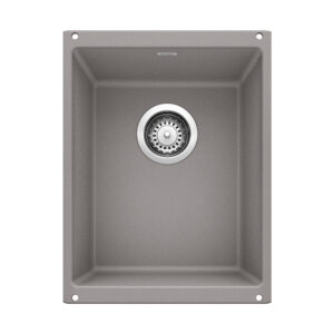 Blanco Precis SILGRANIT 13″ Undermount Bar Sink – Metallic Gray